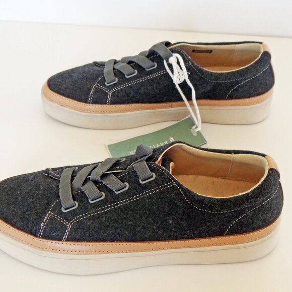 Revitalign Malibu Morgan Dark Charcoal Gray Sneaker Wool Size 8.5 B NWT - Picture 7 of 15